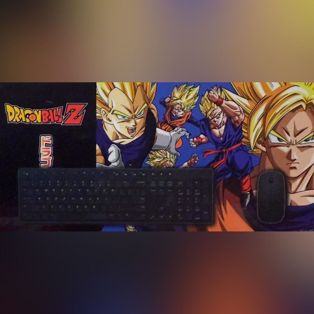 Dragon Ball Z Desk Mat – Super Saiyan Edition | 31” x 15”